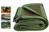 NNETM Waterproof Canvas Tarpaulin – UV-Resistant Outdoor Tarp (3×3m) with Reinforced Corners & Rope