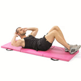 NNETM Anti-Tear Folding Barbell Exercise Training Mat