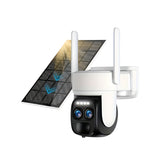 NNETM Solar Wireless Security Camera Outdoor 360° HD Zoom