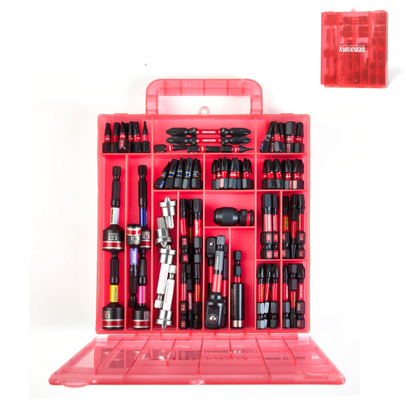 NNETM 99pcs Impact Screwdriver Set with Hex Heads