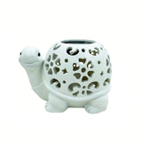 NNETM Solar Powered Turtle Light Resin Statue