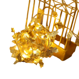 NNETM 1-Pack LED Golden Leaf Fairy Lights - Firefly Starry Lights