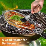NNETM Fish Grilling Basket with Handle