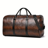 NNETM Crocodile Pattern Travel Duffel Bag