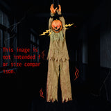 NNETM Pumpkin Head Pendant Halloween Decor with Sound and Lights