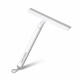 9.64-Inch White Shower Squeegee – Streak-Free Glass & Window Wiper for Shower Doors, Mirrors & Car Windshields