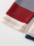 NNETM Men's Thermal Striped Skiing Fleece Shirt