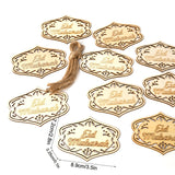 NNETM 10 Packs Wooden Ramadan Decorations