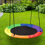 NNETM Rainbow Canopy Hammock Outdoor Swing
