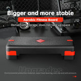 NNETM Adjustable Sports Fitness Pedal with Pull Rope - 81cm, Black and Red
