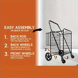NNETM Heavy Duty Utility Shopping Cart