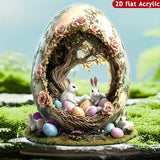 NNETM Bohemian Rabbit Acrylic Tabletop Decor for Home & Office