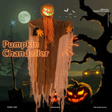 NNETM Pumpkin Hanging with Green Light & Sound