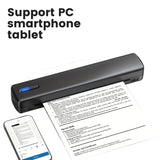 NNETM Portable Wireless Thermal Printer – Inkless Mobile Printer for A4 & Letter