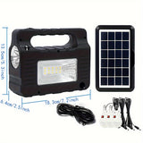 NNETM Solar LED Camping Spotlight Power System