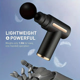 NNETM Ultra Compact Rechargeable Deep Tissue Massage Gun – Black