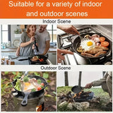 NNETM Pre-Seasoned Cast Iron Skillet Set (4pcs)