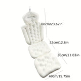 NNETM Bath Pillow Mat Neck Back Support