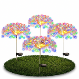 4Pack Solar Firework String Lights 360 Colorful LEDs