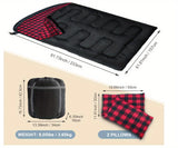 NNETM 2 Person Double Sleeping Bag for Camping (220x150cm)