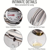 NNETM Tempura Fryer Pan with Thermometer