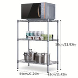 NNETM Heavy-Duty Metal Kitchen Storage Rack