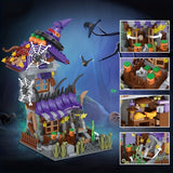 NNETM Themed Witch House Flying Mini Building Blocks Set