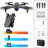 NNETM Foldable RC Drone with HD Camera & Altitude Hold - Black