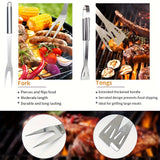 NNETM BBQ Grill Accessories Set (17pcs)