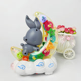 NNETM Grey Interactive Glowing Toy with Lights & Music