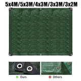 NNEOBA Large Waterproof Camping Tarp Outdoor Sun Shelter (Green)