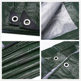 NNEOBA Large Waterproof Camping Tarp Outdoor Sun Shelter (Green)