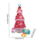 NNEOBA Inflatable Christmas Tree with LED Lights