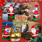 NNEOBA Lighted Inflatable Santa Claus with LED Lights
