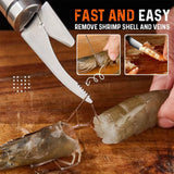 NNEOBA 6-in-1 Multifunctional Shrimp Peeler & Fish Scaler