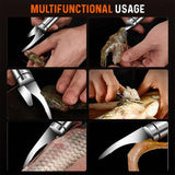 NNEOBA 6-in-1 Multifunctional Shrimp Peeler & Fish Scaler