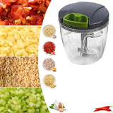 NNEOBA 1000ml Manual Food Chopper – Hand-Pull String Vegetable Cutter