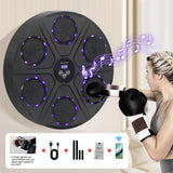 NNETM Smart Music Boxing Wall Trainer with Gloves