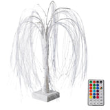 NNETM Christmas Radiance: LED Colorful Willow Tree Lights