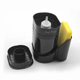 NNETM Oval Soap Dispenser with Sponge Holder