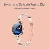 NNETM Rose Golden Women's Smartwatch - Health, Fitness, Sleep Tracker