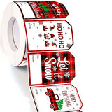 Christmas Gift Tags 20pcs Red Plaid Paper Labels
