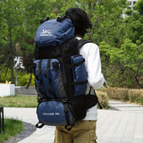 NNETM 90L Outdoor Hiking Backpack Large Capacity Travel Pack