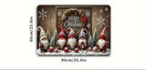 Santa Claus Christmas Doormat Non-Slip Machine-Washable