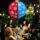 NNEOBA Light Up Inflatable Christmas Ball