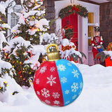 NNEOBA Light Up Inflatable Christmas Ball