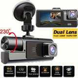 NNETM Dual Lens Dash Cam with Night Vision