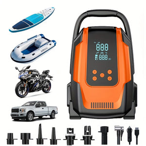 NNETM Multifunctional Inflatable Pump with LED Display