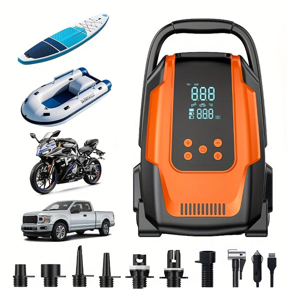 NNETM Multifunctional Inflatable Pump with LED Display