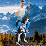 NNETM Inflatable Skeleton Costume for Adults